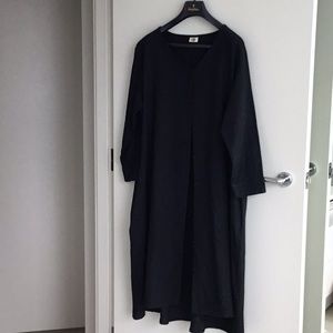Minimalist Japanese coat dress